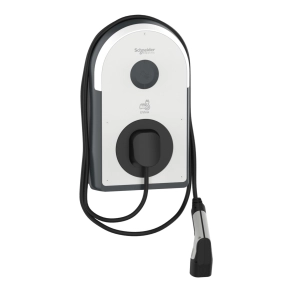 Schneider Electric EVlink Pro AC EVB3S07NC0 ProAC elektromos autó töltőállomás 1*32 Amper - 7,4kW, beépített töltőkábellel + 6mA RDC-DD védelem + MNx