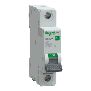   Schneider Electric Easy9 Pro - EZ9F57125 - kismegszakító, 1P, C, 25A