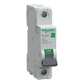 Schneider Electric Easy9 Pro - EZ9F57125 - kismegszakító, 1P, C, 25A