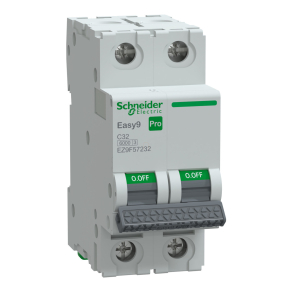   Schneider Electric Easy9 Pro - EZ9F57232 - kismegszakító, 2P, C, 32A