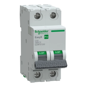 Schneider Electric Easy9 Pro - EZ9F57232 - kismegszakító, 2P, C, 32A