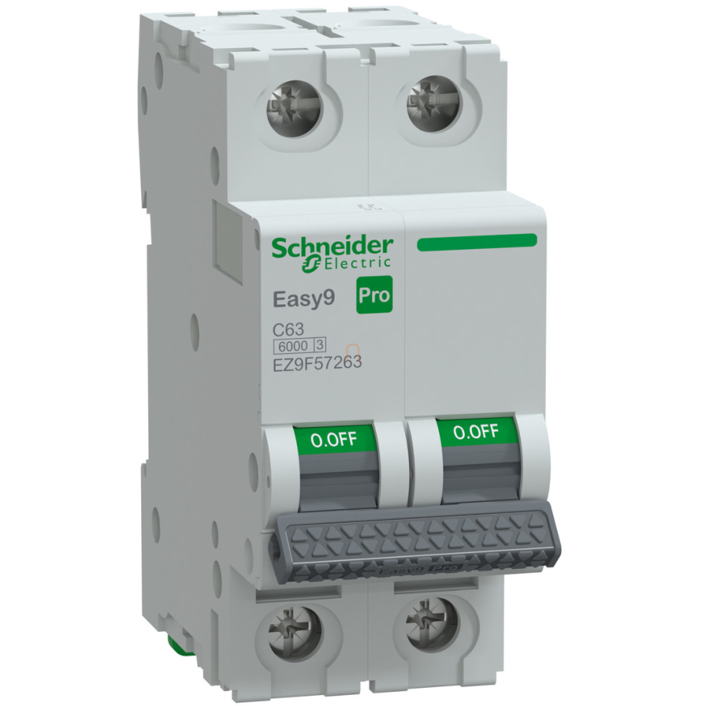 Schneider Easy9 Pro kismegszakító 2P C 63A (EZ9F57263)