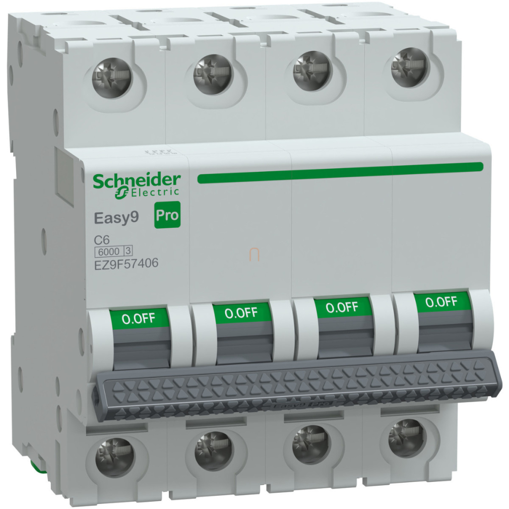 Schneider Easy9 Pro kismegszakító 4P C 6A (EZ9F57406)