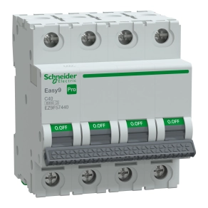 Schneider Electric Easy9 Pro - EZ9F57440 - kismegszakító, 4P, C, 40A