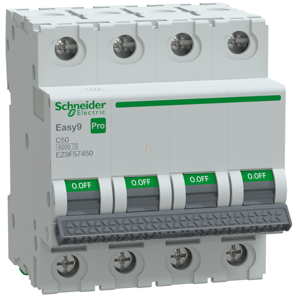 Schneider Easy9 Pro kismegszakító 4P C 50A (EZ9F57450)