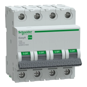 Schneider Electric Easy9 Pro - EZ9F57450 - kismegszakító, 4P, C, 50A