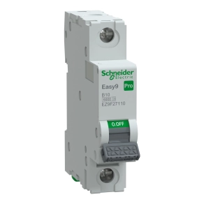 Schneider Electric Easy9 Pro - EZ9F27110 - kismegszakító, 1P, B, 10A