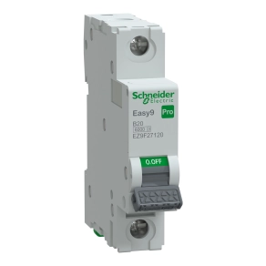 Schneider Electric Easy9 Pro - EZ9F27120 - kismegszakító, 1P, B, 20A