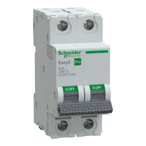 Schneider Electric Easy9 Pro - EZ9F27225 - kismegszakító, 2P, B, 25A