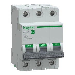 Schneider Electric Easy9 Pro - EZ9F27350 - kismegszakító, 3P, B, 50A