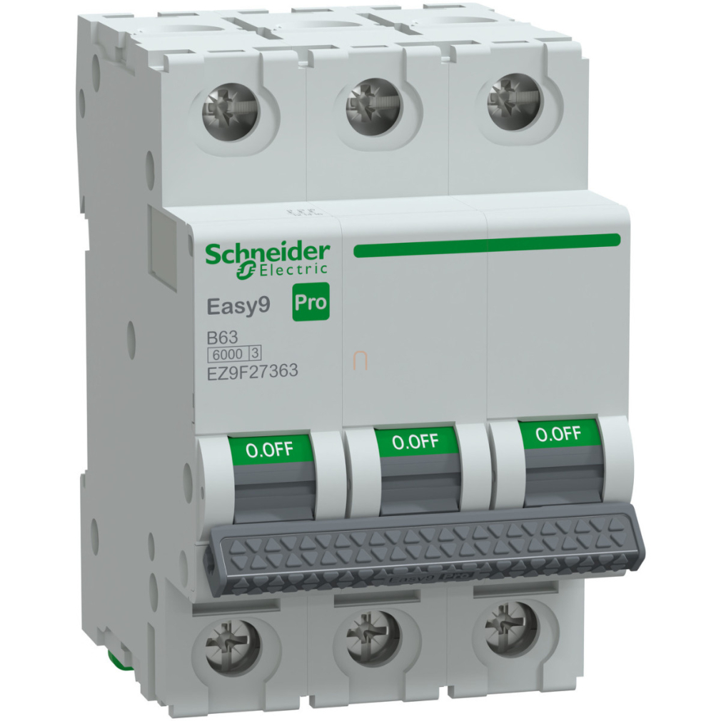 Schneider Easy9 Pro kismegszakító 3P B 63A (EZ9F27363)