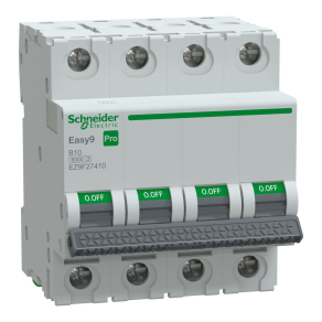   Schneider Electric Easy9 Pro - EZ9F27410 - kismegszakító, 4P, B, 10A