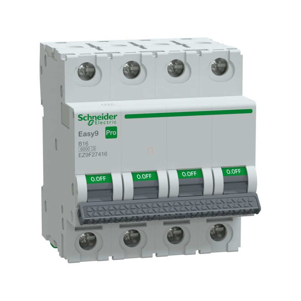 Schneider Easy9 Pro kismegszakító 4P B 16A (EZ9F27416)