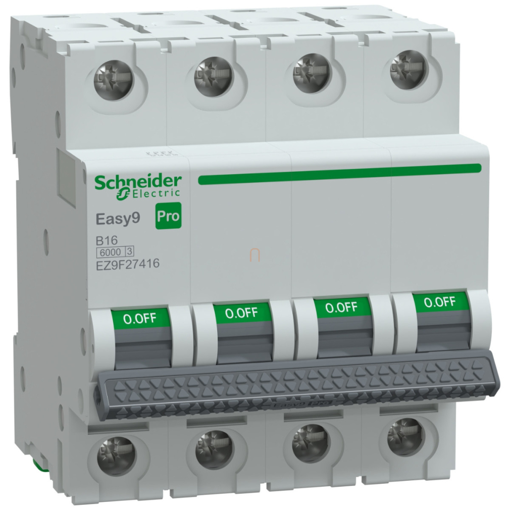 Schneider Easy9 Pro kismegszakító 4P B 16A (EZ9F27416)