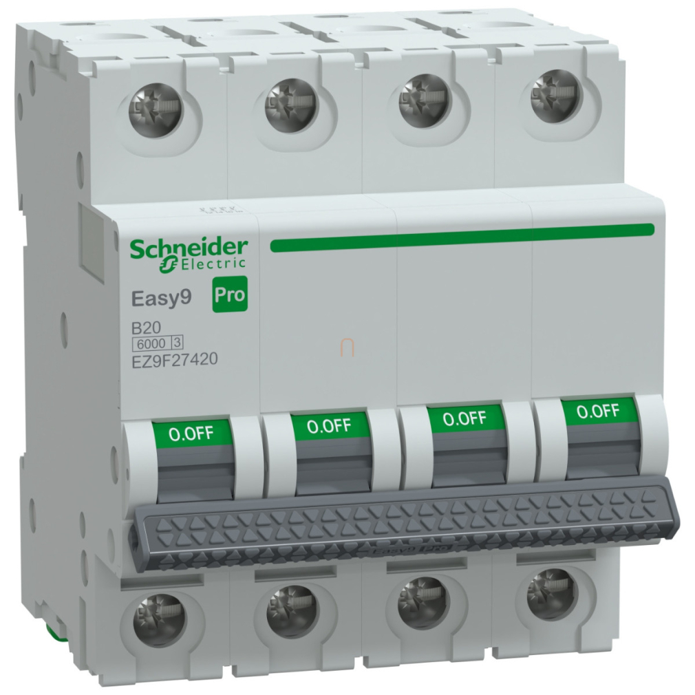 Schneider Easy9 Pro kismegszakító 4P B 20A (EZ9F27420)