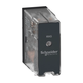Schneider Electric Harmony Electromechanical Relays - RXG26BD - 1CO 5A basic interfész relé +LED 24V DC