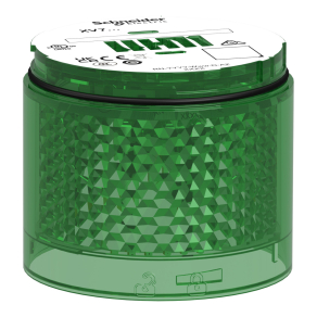   Schneider Electric Harmony XVB7 - XVB7C23 - fényoszlop folyt fényű világító egység, Ø70, zöld