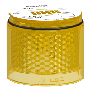   Schneider Electric Harmony XVB7 - XVB7C28 - fényoszlop folyt fényű világító egység, Ø70, sárga