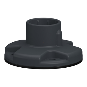   Schneider Electric Harmony XVB7 - XVZ01 - fényoszlop univerzális szerelőelem, Ø70, műanyag mágneses adapter, szürke