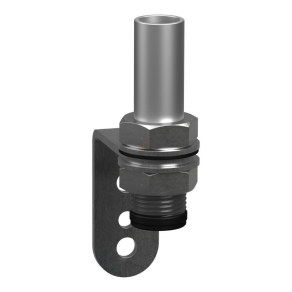   Schneider Electric Harmony XVB7 - XVZ100T - fényoszlop univerzális szerelőelem, Ø70, Harmony XV4/XV6/XVB7, fém L konzol és 100 mm-es alumínium rúd