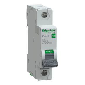   Schneider Electric Easy9 Pro - EZ9F57104 - kismegszakító, 1P, C, 4A