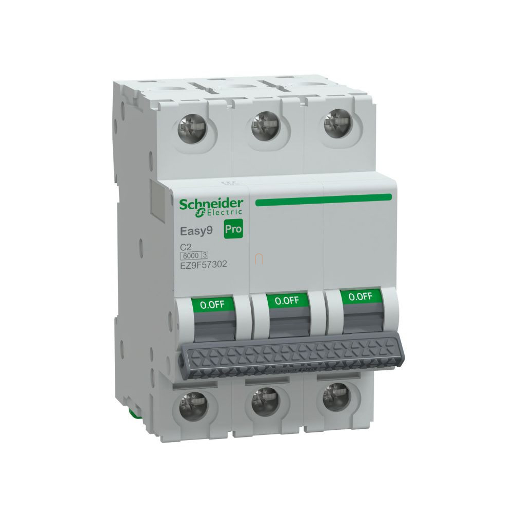 Schneider Easy9 Pro kismegszakító 3P C 2A (EZ9F57302)