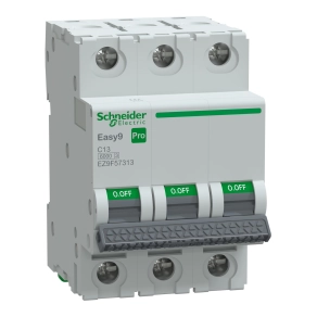 Schneider Electric Easy9 Pro - EZ9F57313 - kismegszakító, 3P, C, 13A