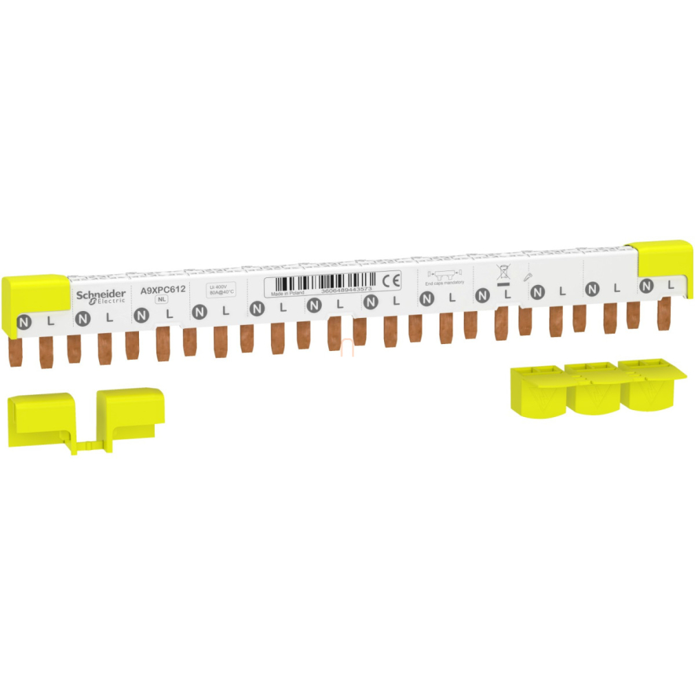 ACTI9 Darabolható gyűjtősín iC40 1PN 12 mod. 18mm A9XPC612 Schneider