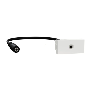   Schneider Electric New Unica - NU343318 - Mini Jack csatlakozó,1M,fehér