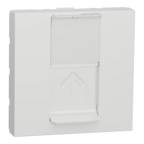 Schneider Electric New Unica - NU341518 - 1xRJ45 Cat6 UTP aljzat,fehér