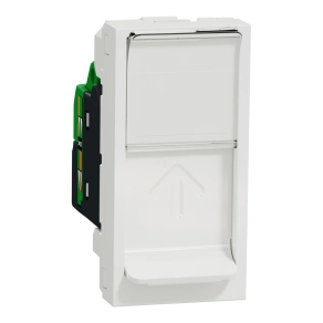   Schneider Electric New Unica - NU341418 - 1xRJ45 Cat6 UTP aljzat,1M,fehér
