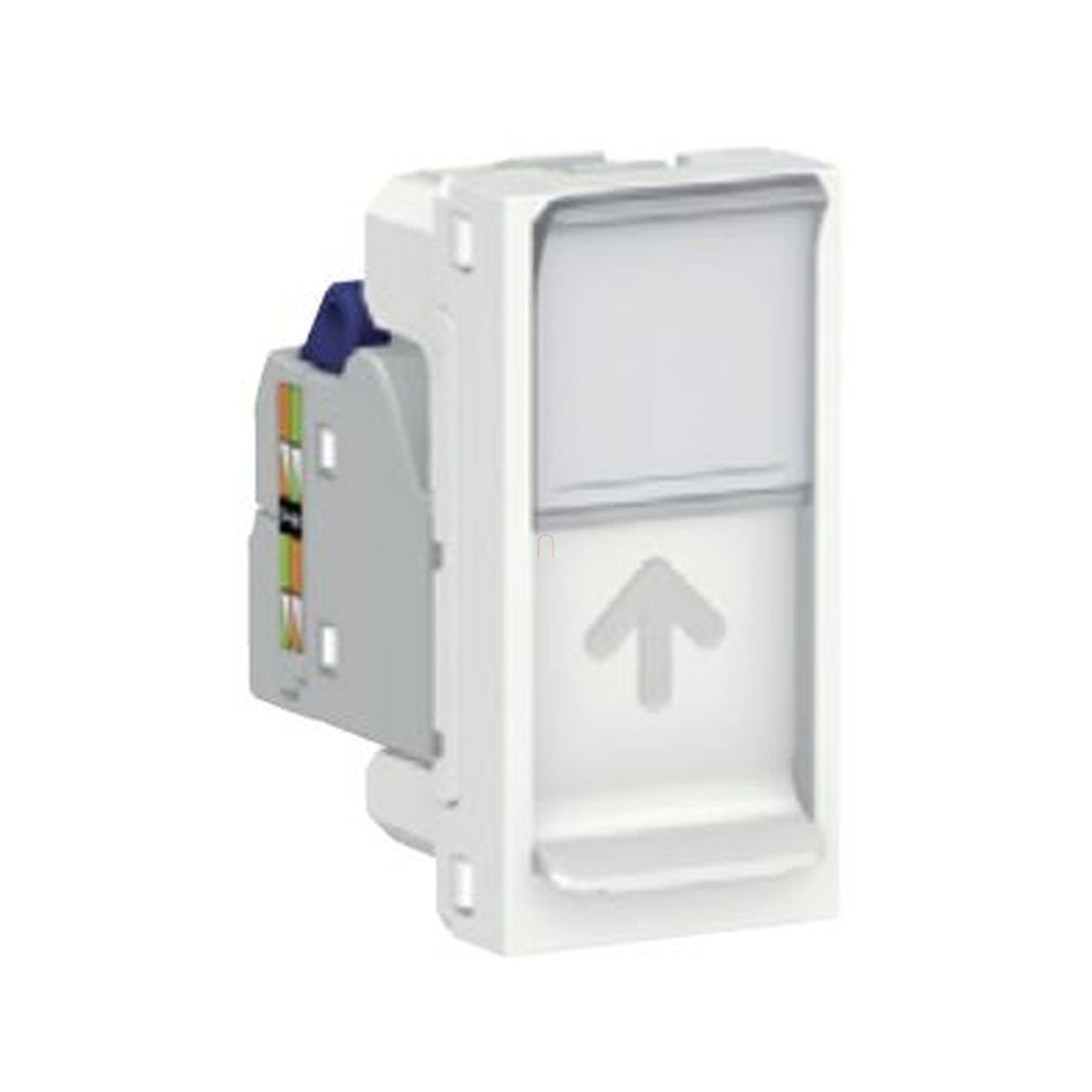 UNICA SYSTEM+ Infraplus 1xRJ45 csatlakozó, Cat6, STP, 1 modulos, fehér NU341618 Schneider
