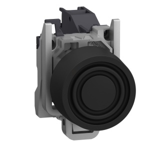   Schneider Electric Harmony XB4 - ATEX DG - XB4BPS21GEX - komplett nyomógomb, Ø22, beépített védősapkás, 1NO, fekete