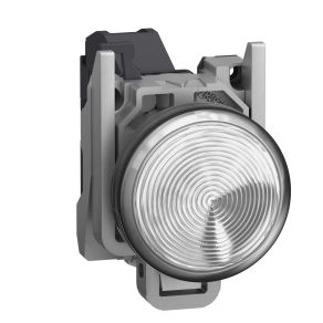 Schneider Electric Harmony XB4 - ATEX DG - XB4BVBM1GEX - komplett LED jelzőlámpa, Ø22, 24-240VAC/DC, fehér
