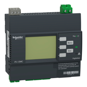   Schneider Electric Vigilohm - IMDIFL12MC - fejlett 12 csatornás hibalokátor Modbus kommunikációval - Kórház 110 - 230VAC - 125/250VDC