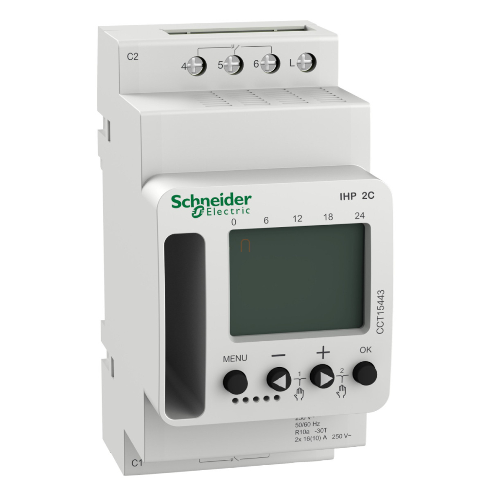 ACTI9 IHP 2C w (24/7) programozható időkapcsoló CCT15443 Schneider