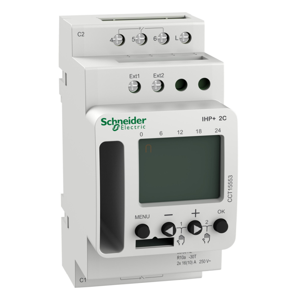 ACTI9 IHP+ 2C SMARTw (24/7) programozható időkapcsoló CCT15553 Schneider
