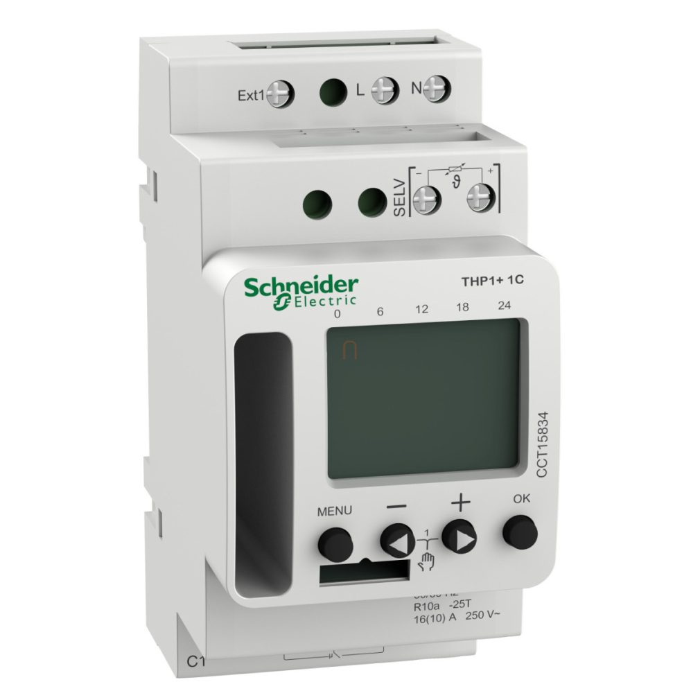 ACTI9 THP1+ 1C programozható termosztát CCT15834 Schneider