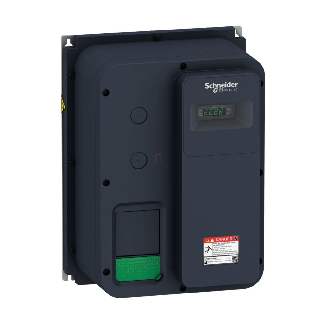 Altivar Machine ATV320 frekvenciaváltó, 0,55kW, 1f, 230VAC, Modbus/CANopen, IP66, szakaszoló kapcsoló nélkül ATV320U06M2W Schneider