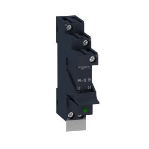 Schneider Electric Harmony Electromechanical Relays - RSB1A120B7PV - RSB interfész relé foglalattal, védődiódával, 1CO, 12A, 24VAC