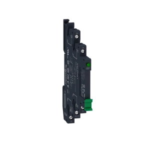 Schneider Electric Harmony Solid State Relays - SSL1A12BDPV - SSL komplett sorkapocs szilárdtestrelé foglalattal, nullfeszültségű kapcsolás, 1NO, 24...280VAC, 2A, 24VDC, csavaros