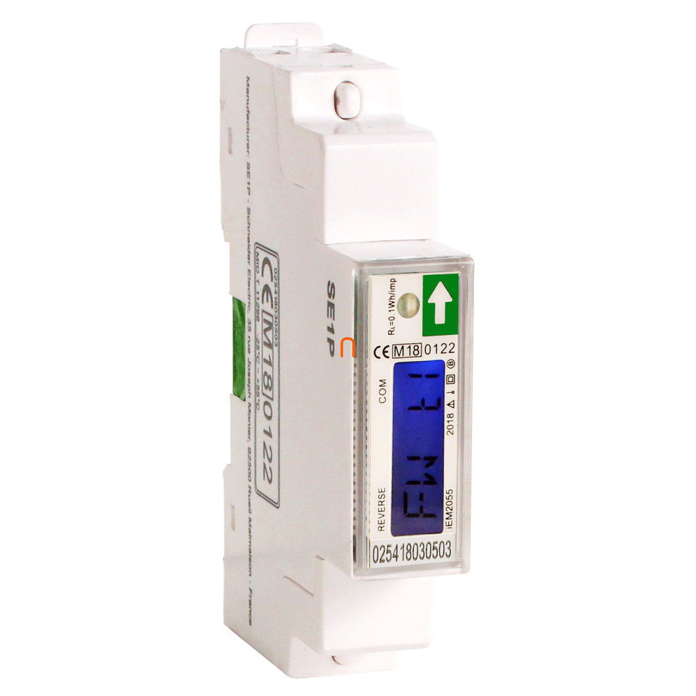 Schneider modbus egyfázisú teljesítménymérő 230V 45A A9MEM2055