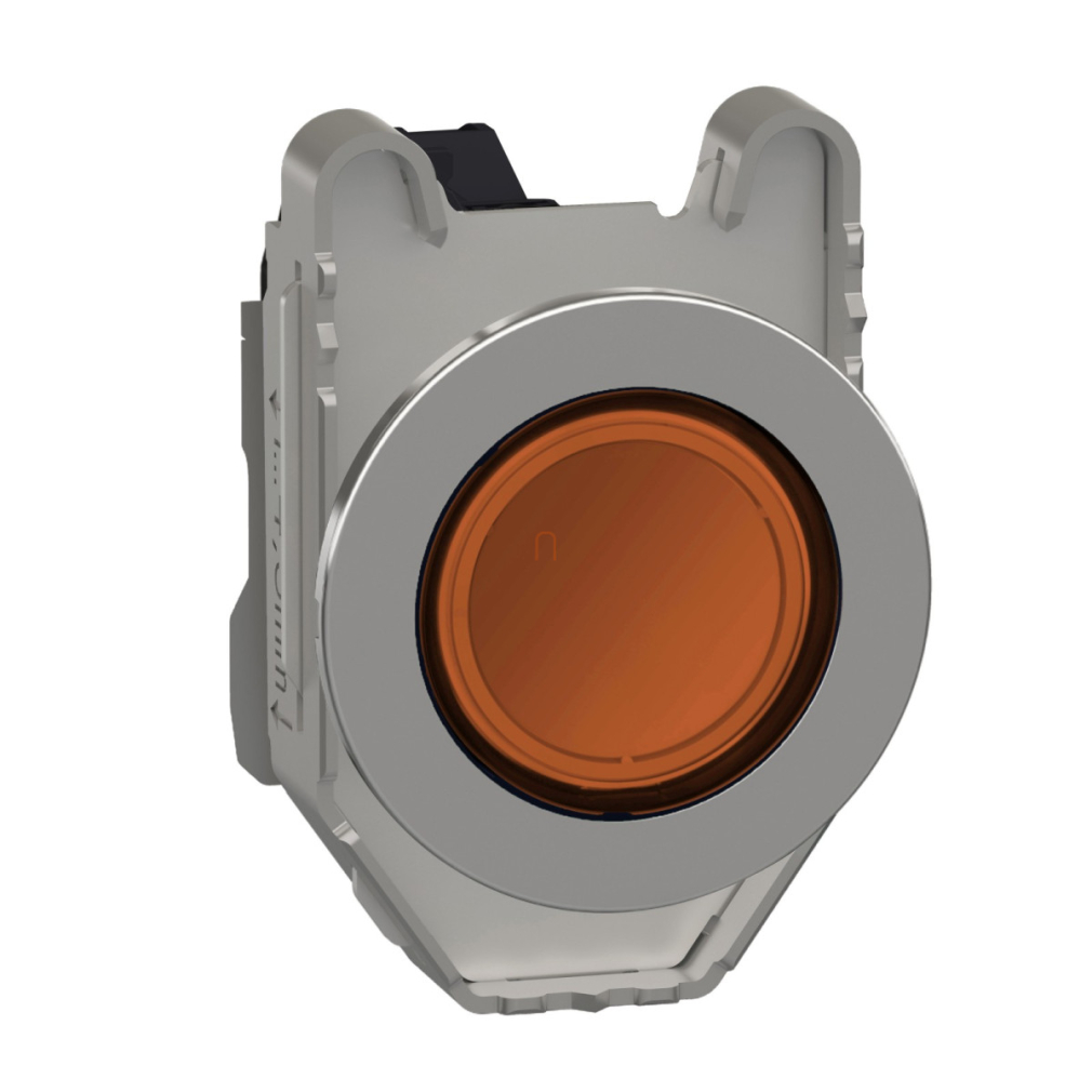 Schneider XB4FVM5  Sülly.fém komplett LED jelzőlámpa, 230VAC, narancssárga