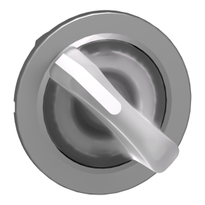   Schneider Electric Harmony XB4 - ZB4FK1213 - panelbe süllyesztett fém világító választókapcsoló fej, Ø30, 2 állású, fehér