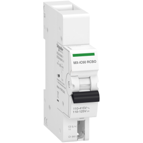   Schneider Electric Acti9 iC60 RCBO (2P, 3P, 4P) - A9A19805 áramvédő kapcsoló munkaáramú kioldó, 100 - 415VAC, 110 - 130VDC