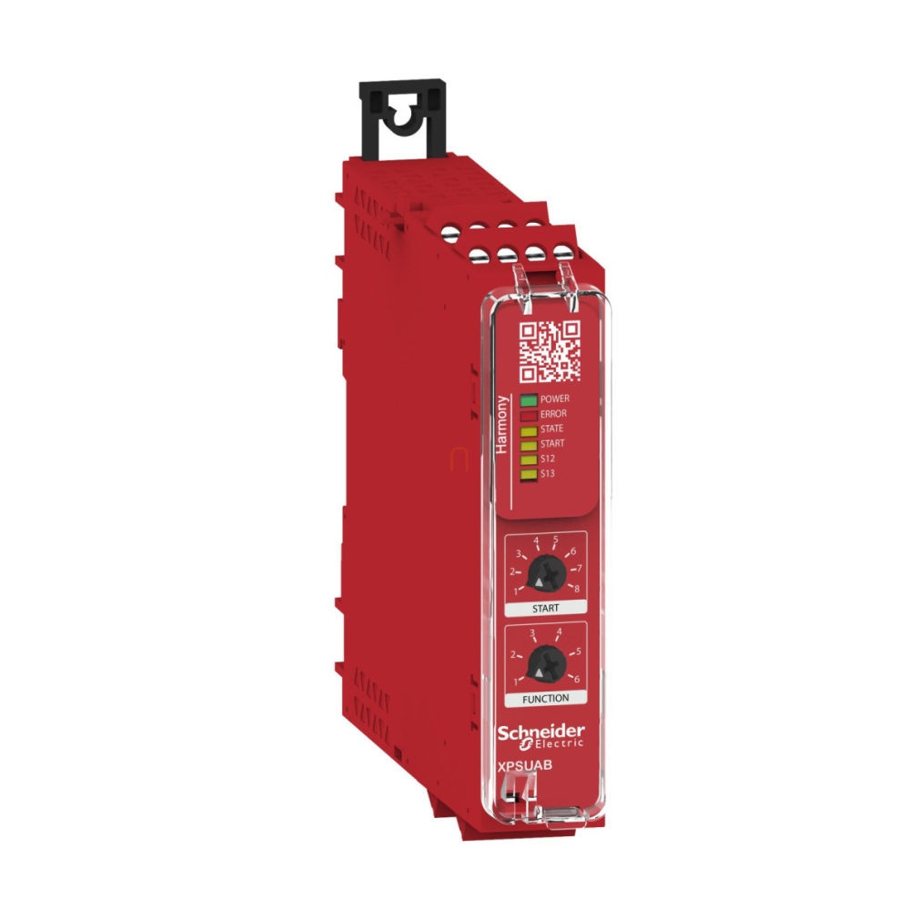 Preventa biztonsági relé modul, Cat.1, be/ki: 1/1CO, PNP, 48-230VAC/DC, csavaros, nem bővíthető XPSUAB31CP Schneider