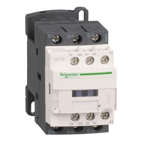 Schneider Electric TeSys D - LC1D09B5 - LC1D AC mágneskapcsoló, 4kW/9A (400V, AC3) , csavaros csatlakozás, 1Z+1NY,24VAC tekercsfeszültség, 50Hz