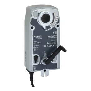 Schneider Electric Damper Actuator - MD10SR-24T - Rugóvisszatérítéses zsalumozgató, 10 Nm, 24VAC táp, Nyit/Zár kimenet