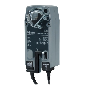 Schneider Electric Damper Actuator - MD10SR-24TS - Rugóvisszatérítéses zsalumozgató, 10 Nm, 24VAC táp, Nyit/Zár kimenet, végálláskapcsolóval