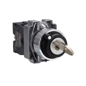   Schneider Electric Easy Harmony XB2 - XB2BG21C - Választókapcsoló, 2 állású, 1 NO, fém, 22mm